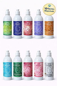 Creme Condicionador Pet Family 10 opções 500ml — brilho e maciez