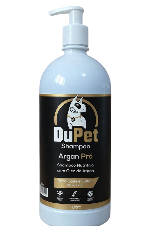 DuPet Shampoo Argan Pró 1 L – Nutrição, Brilho e Maciez