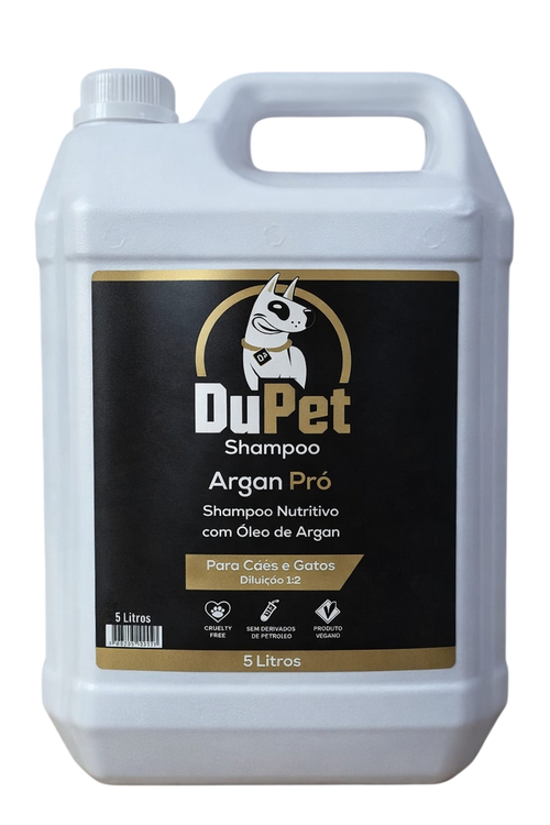 DuPet Shampoo Argan Pró 5 L – Nutrição, Brilho e Maciez