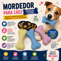 Brinquedo Pet Dog Mordedor Borracha Osso