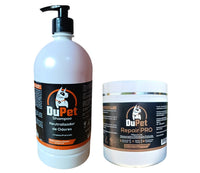 Kit Shampoo Pet Neutralizador de Odores 1L + Máscara Repair 500g DuPet Profissional
