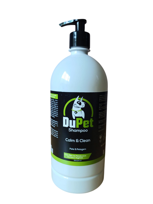 DuPet Shampoo Calm & Clean – Melaleuca e Extratos Naturais - 1 litro