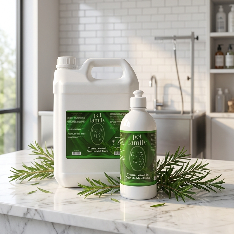 LEAVE IN — Creme Hidratante com Óleo de Melaleuca, sem enxágue