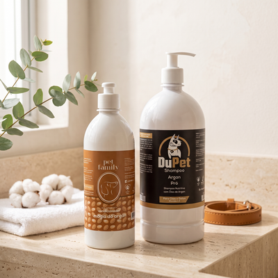 Kit Shampoo Argan Pró 1L + Condicionador Magia Do Argan 500ml - Cães e Gatos