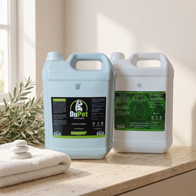 MELALEUCA - Shampoo Pet 5 L Concentrado + Condicionador 5 L Controla Coceiras e Irritações