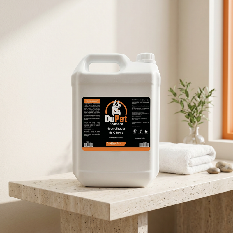 DuPet Shampoo 5 Litros – Neutralizador Odores, Limpeza Profunda Alto Rendimento