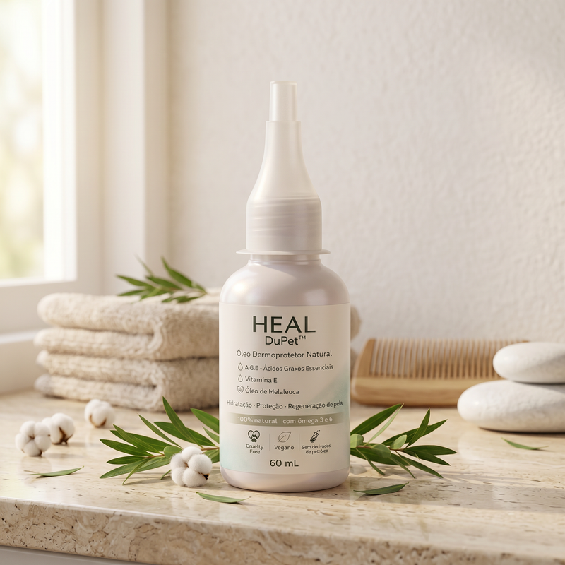 Óleo Melaleuca/Girassol HEAL DuPet® Dermoprotetor Pet - 60ml